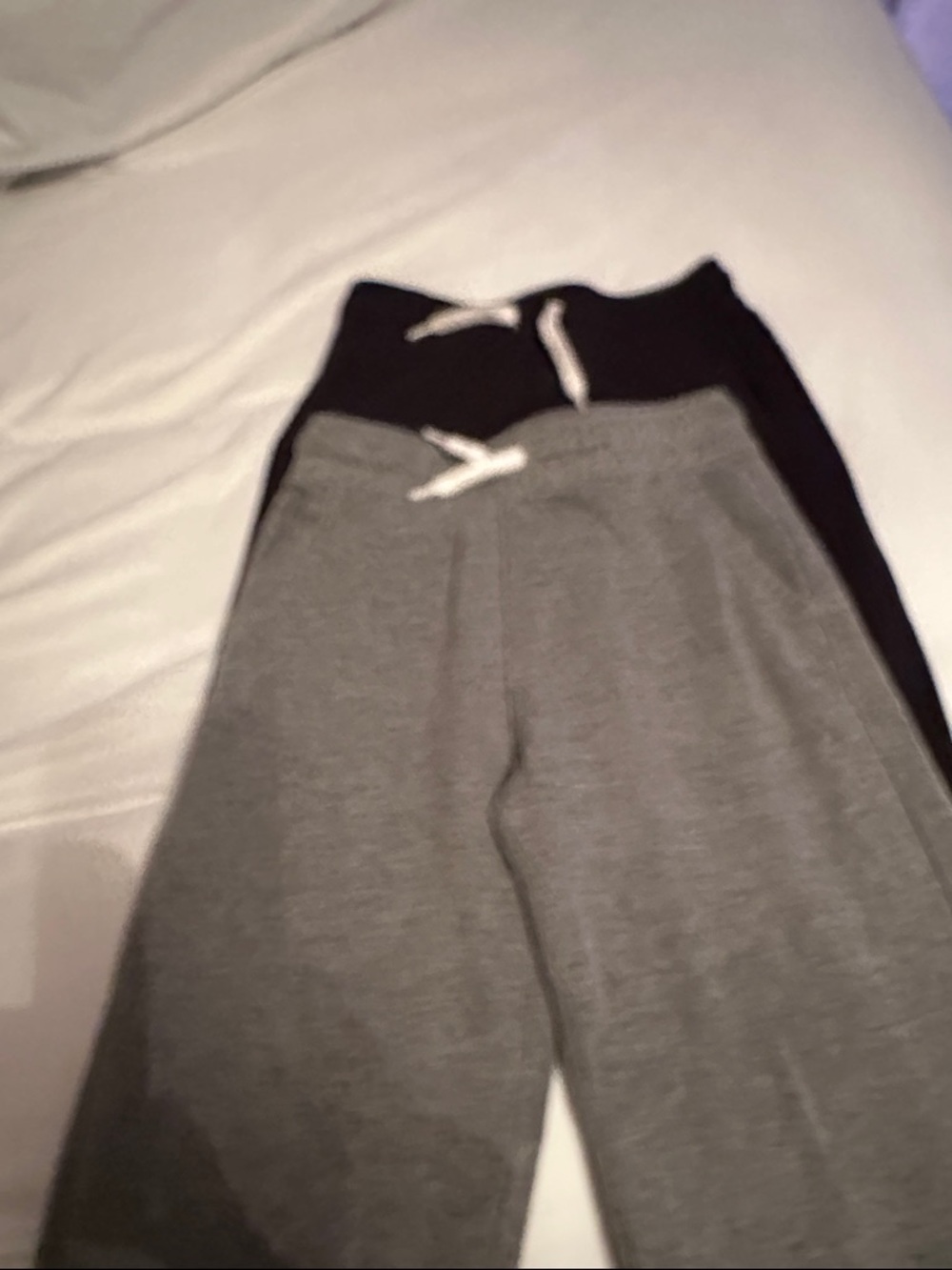 Old Navy Gray and Black Kids Sweatpants Set with Drawstrings
